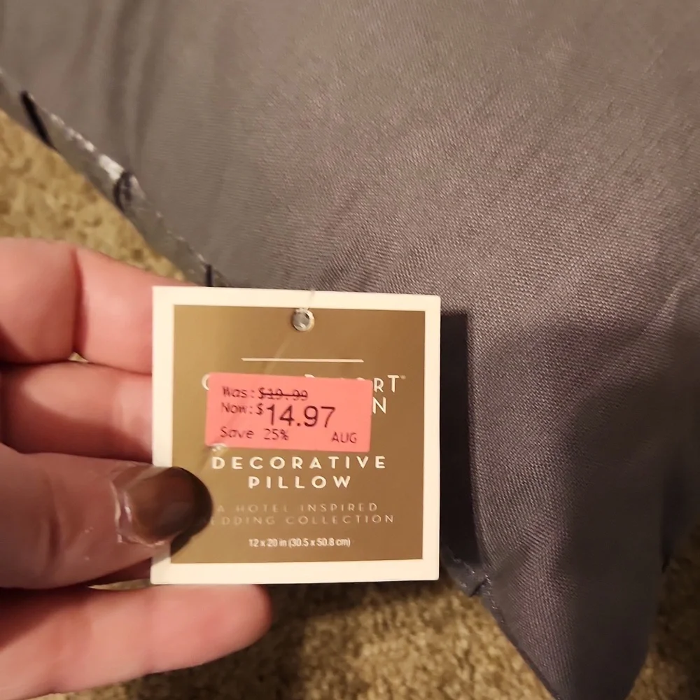 NWT Decorative throw pillow